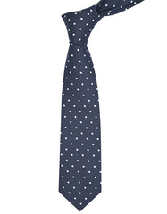 Navy Dotted Tie
