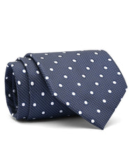 Navy Dotted Tie