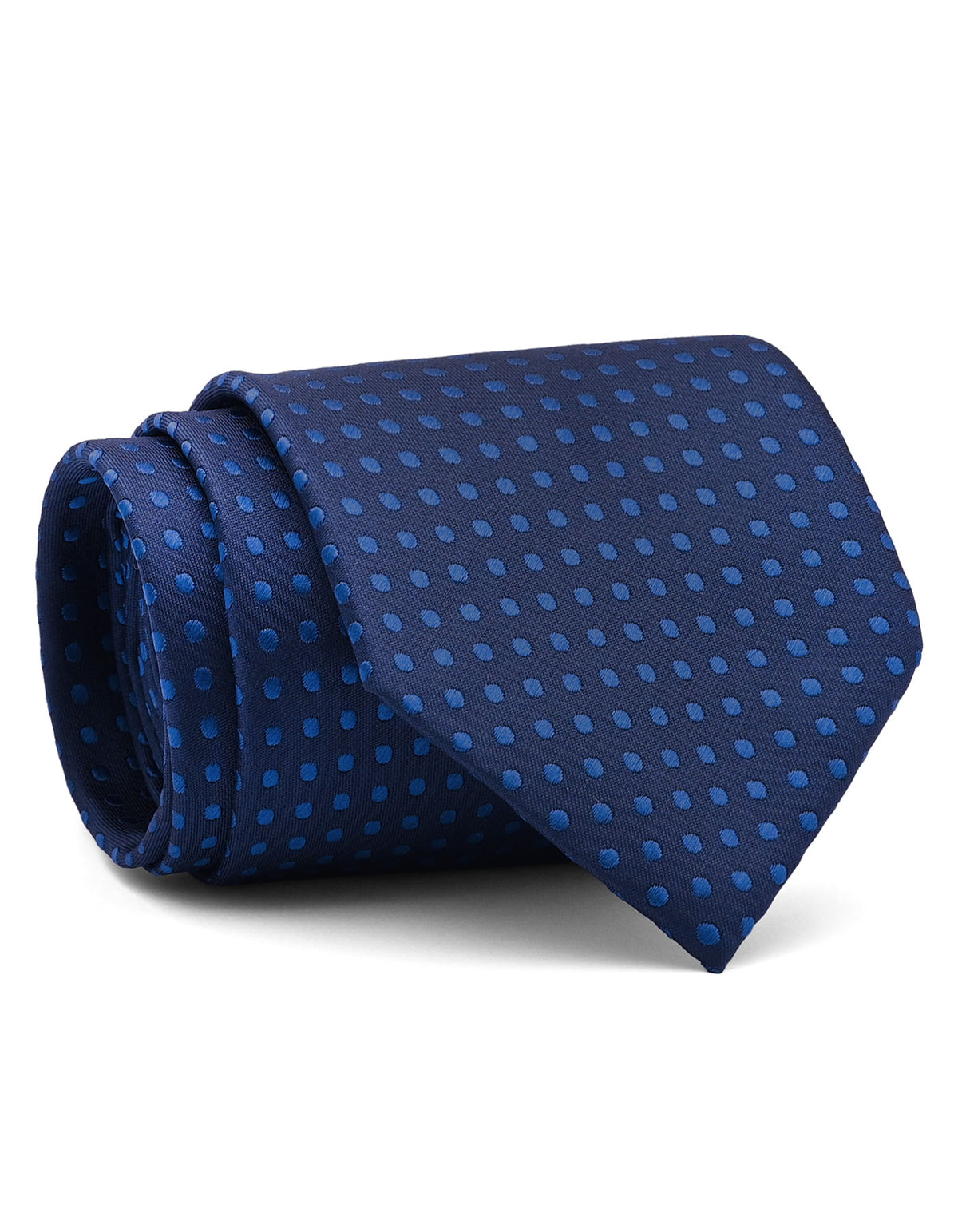 Navy Dotted Tie