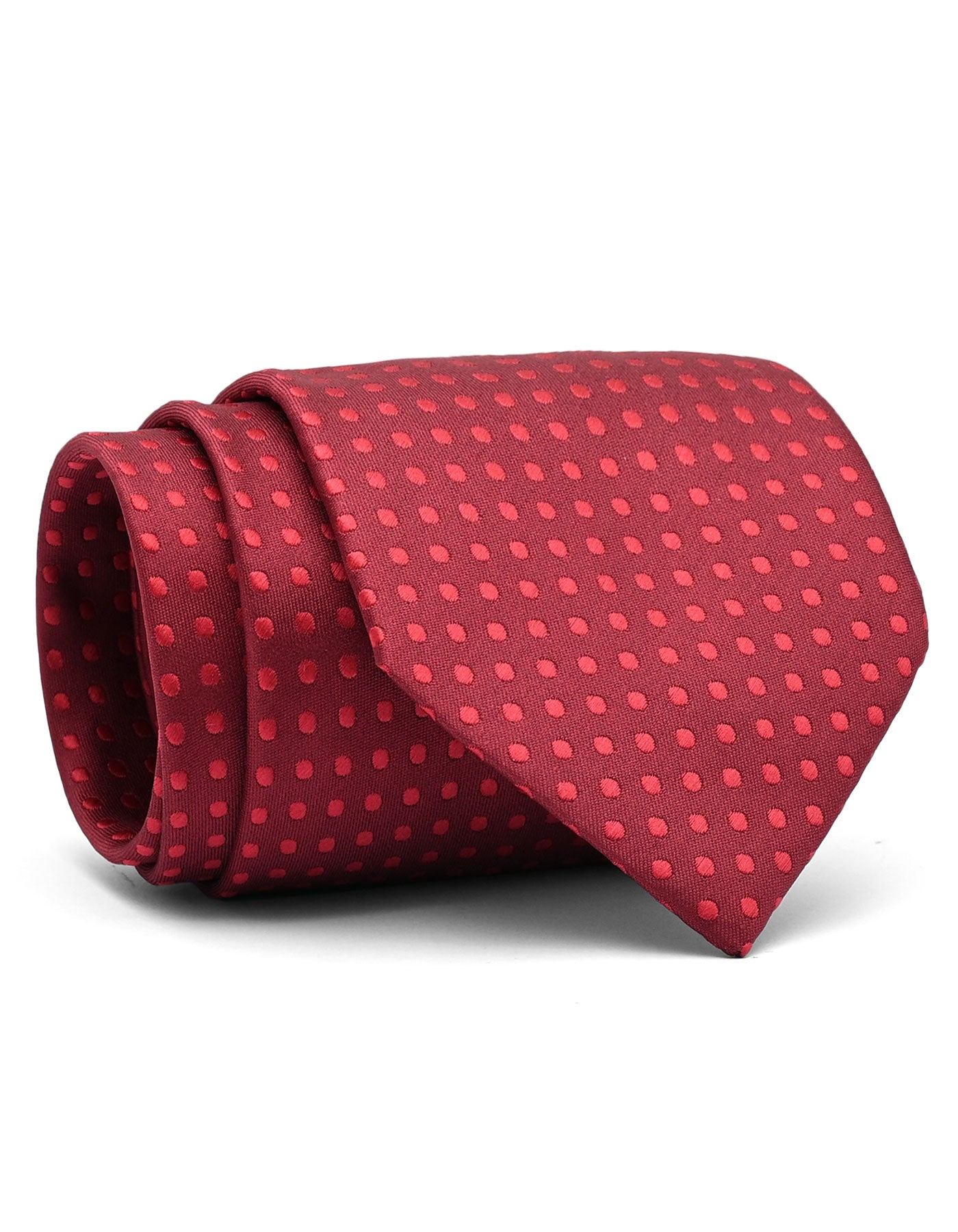 Red Dotted Tie