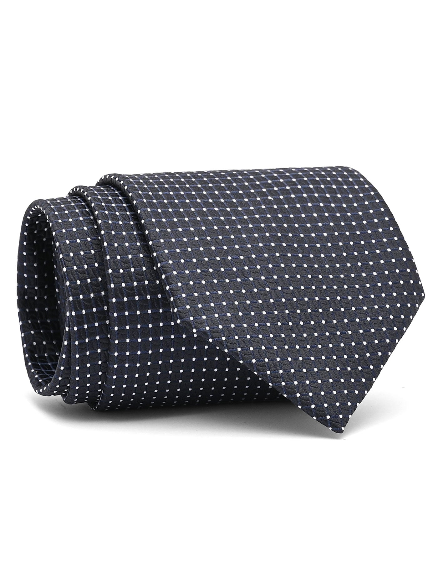 Black Dotted Tie