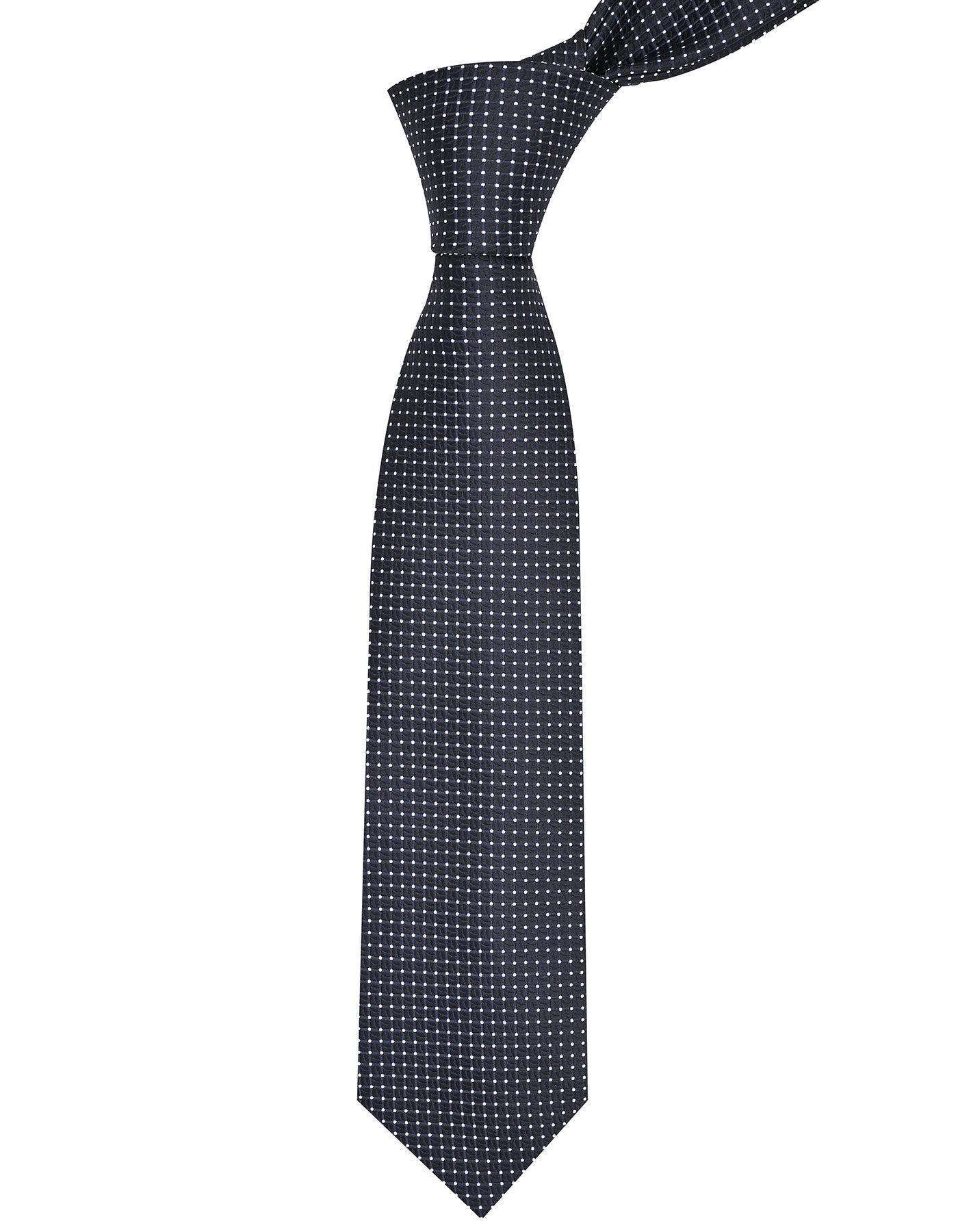 Black Dotted Tie
