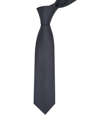 Black Dotted Tie