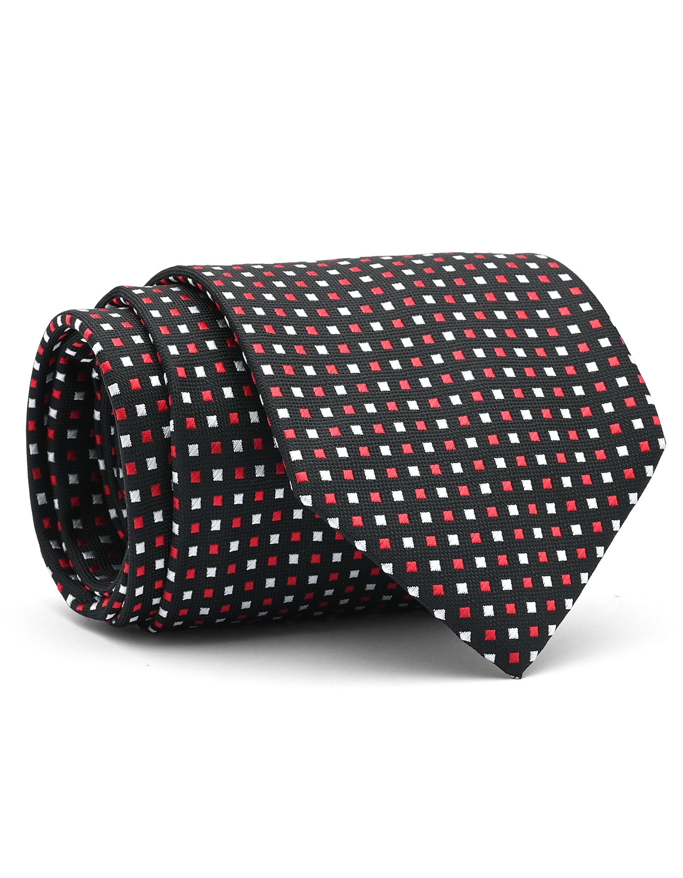 Black Geometric Tie