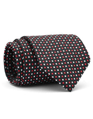 Black Geometric Tie