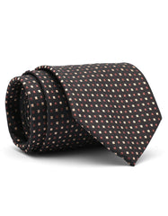 Brown Geometric Tie