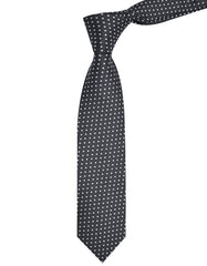 Charcoal Dotted Tie