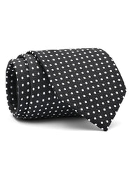 Black Dotted Tie