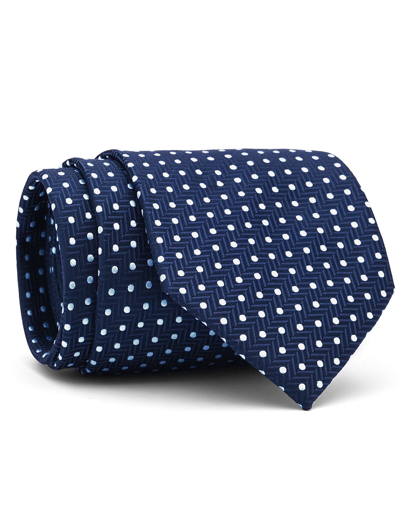 Navy Dotted Tie