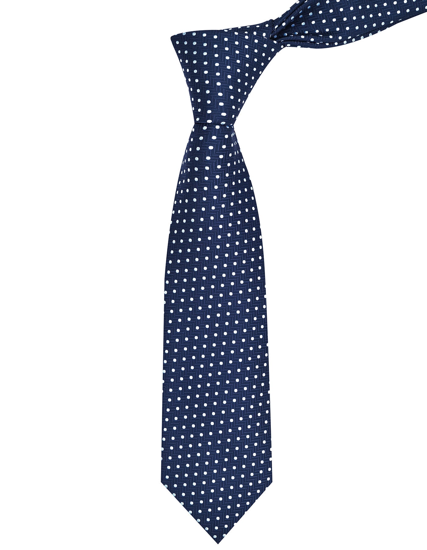 Navy Dotted Tie