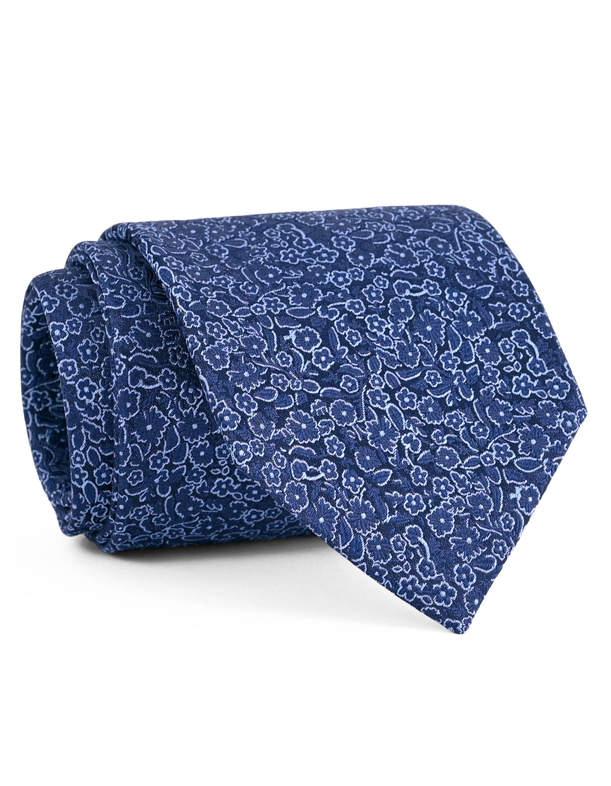 Navy Floral Tie