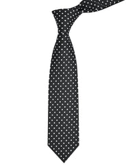 Black Dotted Tie