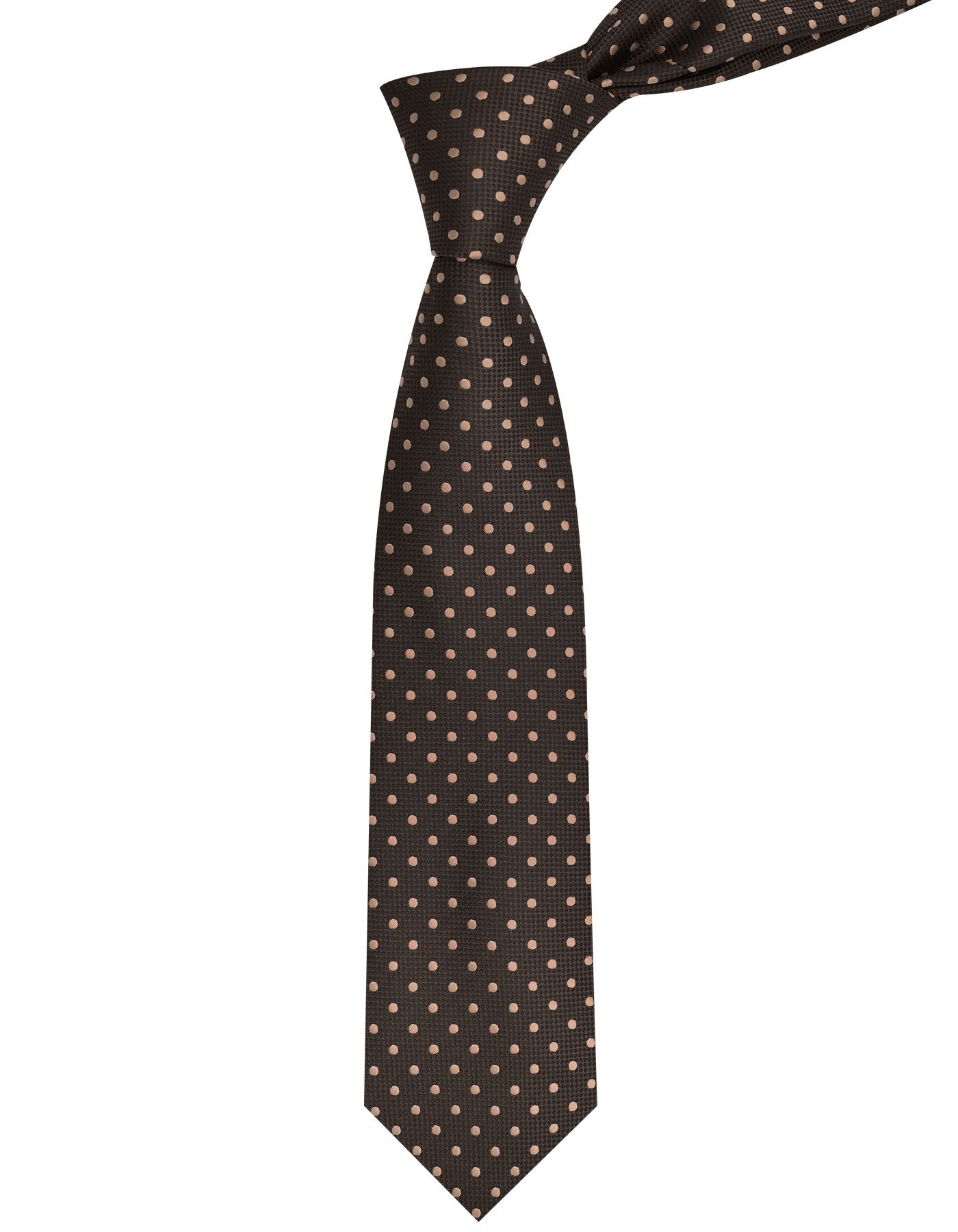 Chocolate Dotted Tie