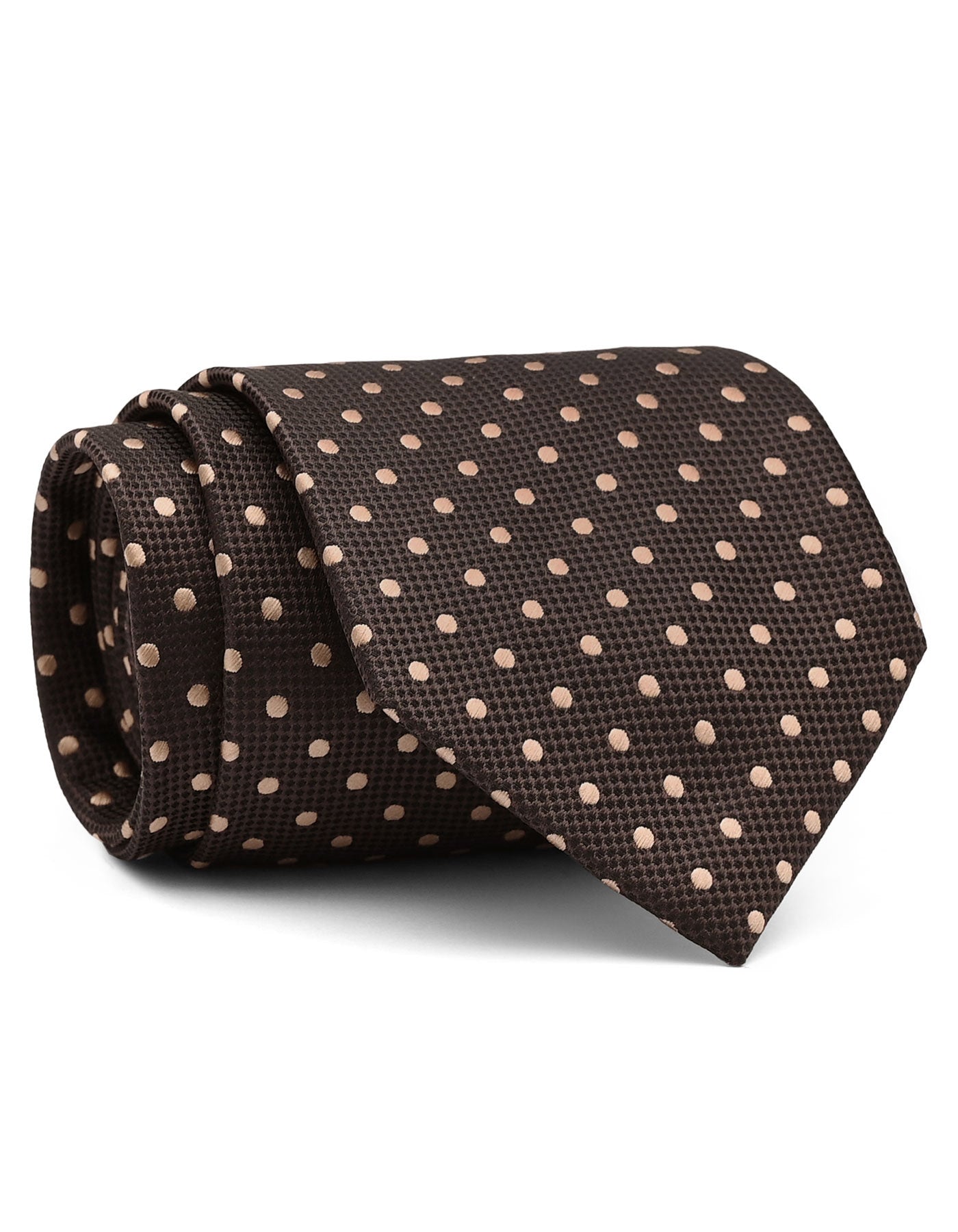Chocolate Dotted Tie