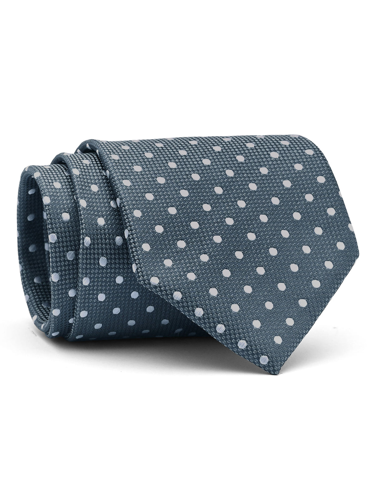 Grey Dotted Tie