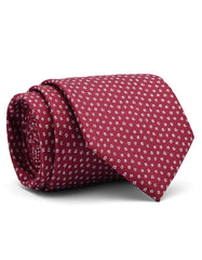 Magenta Floral Tie