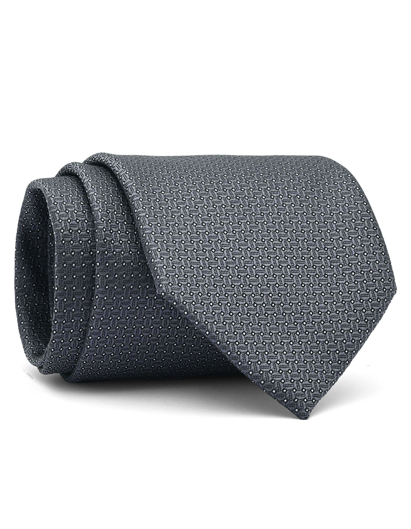 Charcoal Dotted Tie