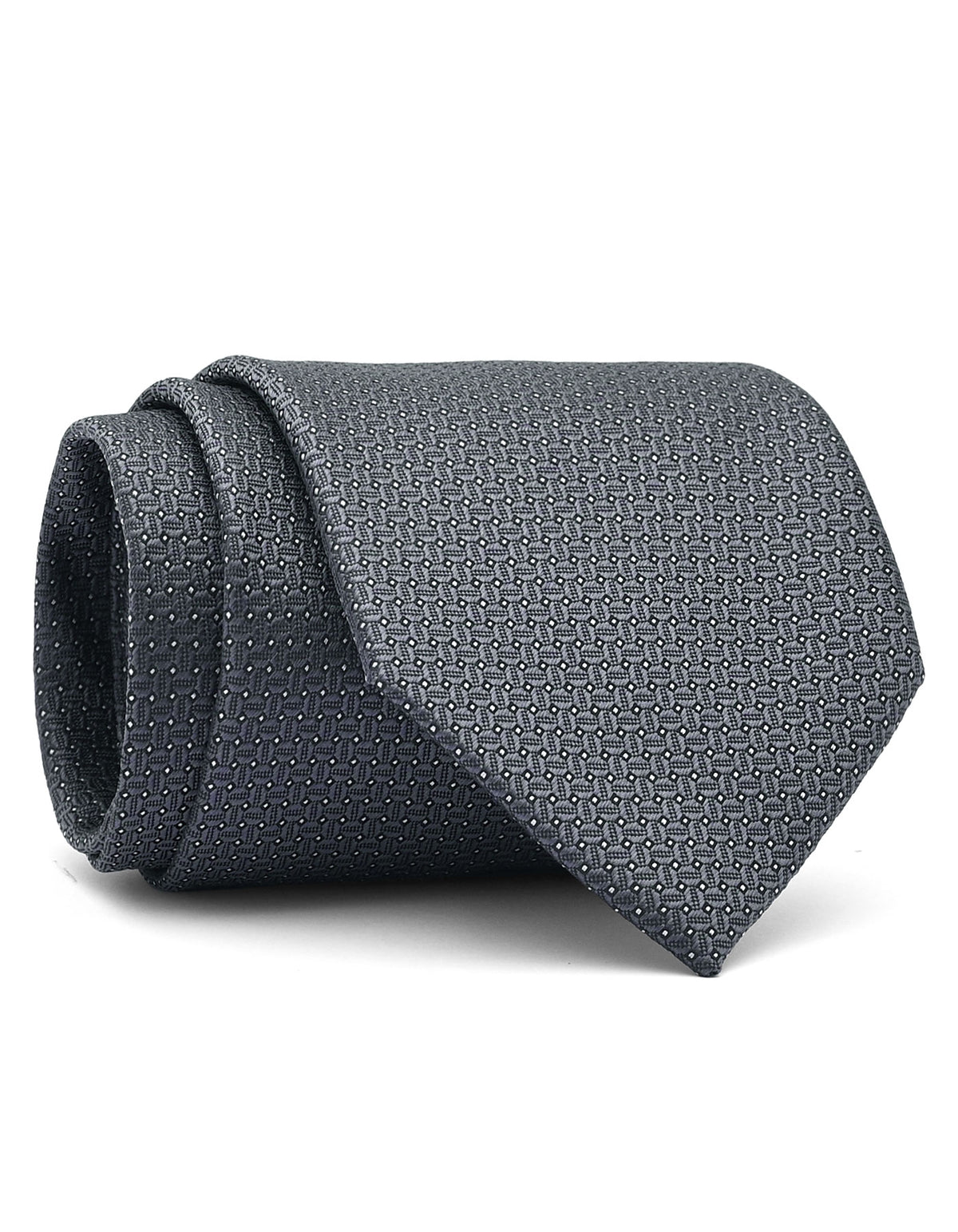 Charcoal Dotted Tie