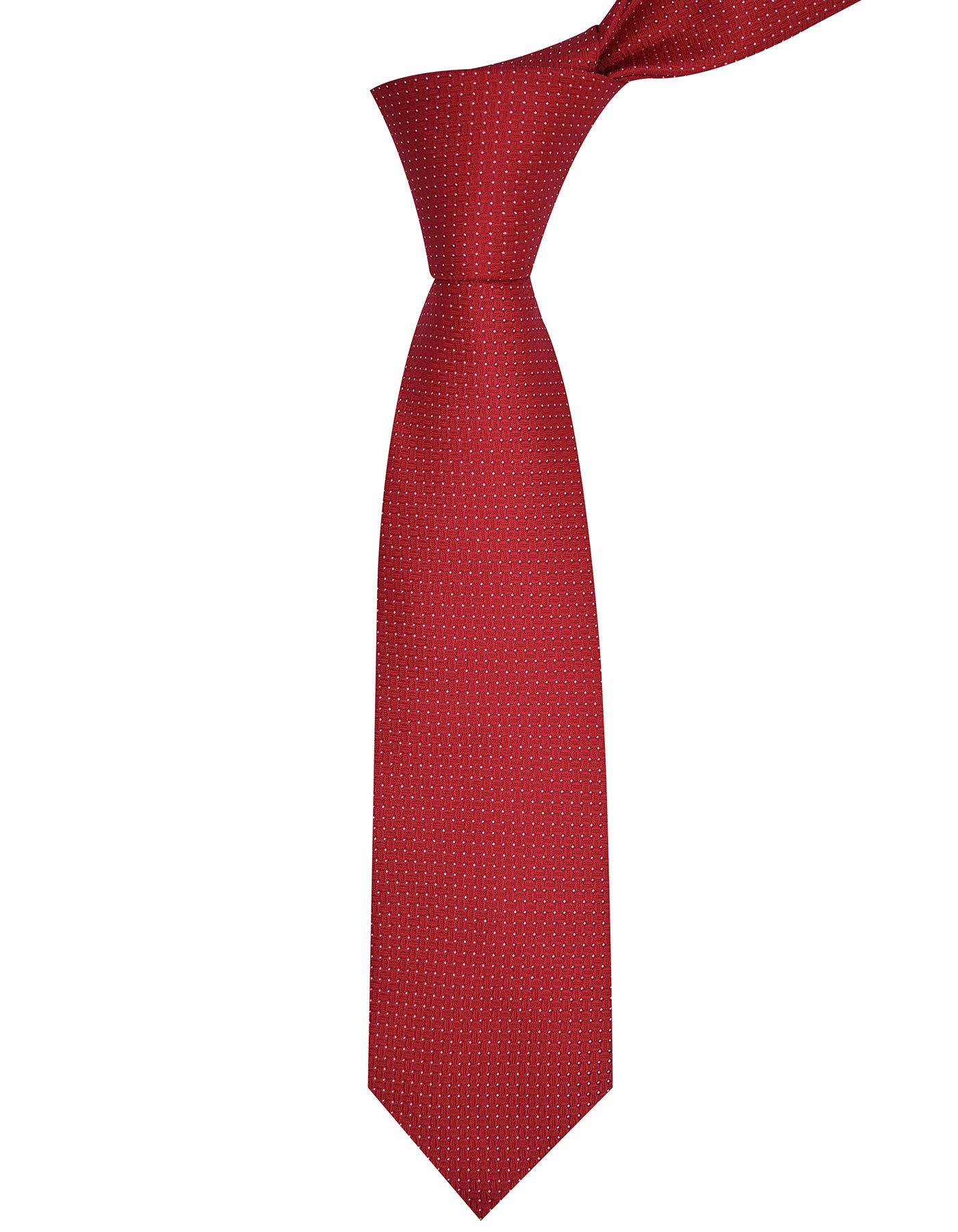 Red Dotted Tie