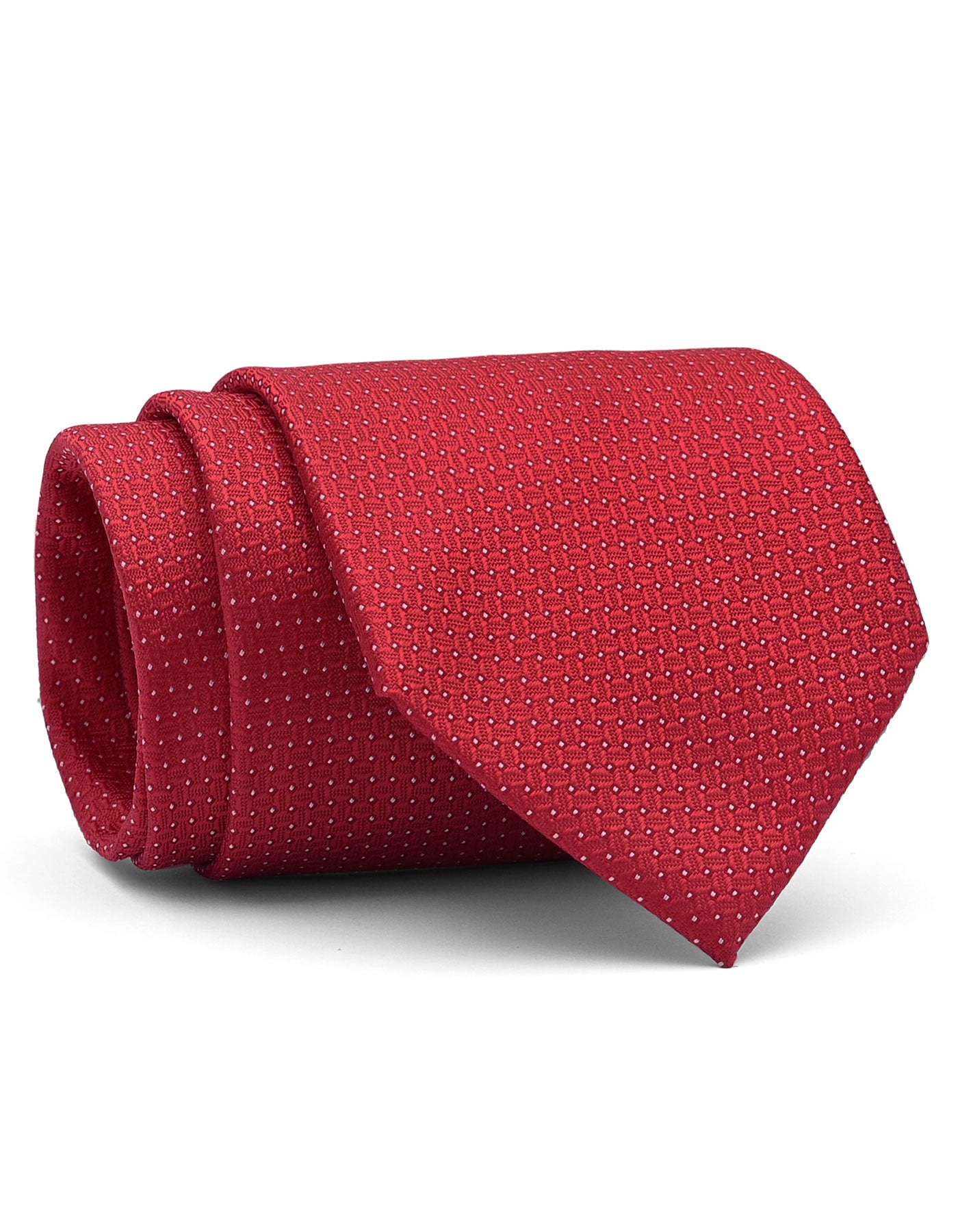Red Dotted Tie