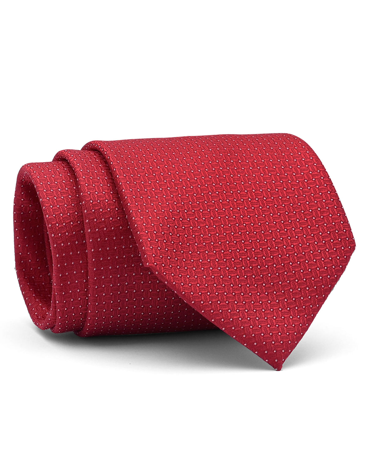 Red Dotted Tie
