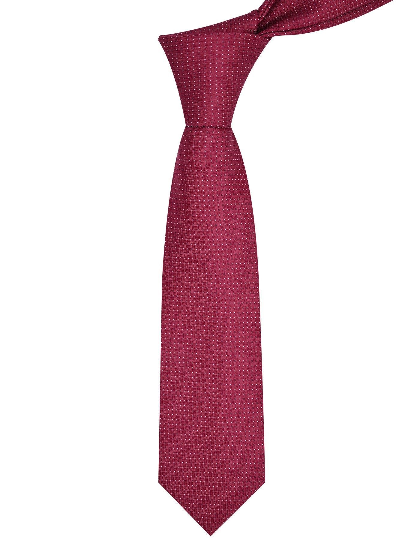 Maroon Dotted Tie