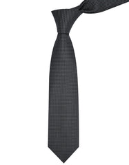 Black Dotted Tie