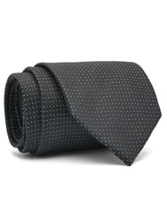 Black Dotted Tie