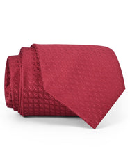 Red Geometric Tie