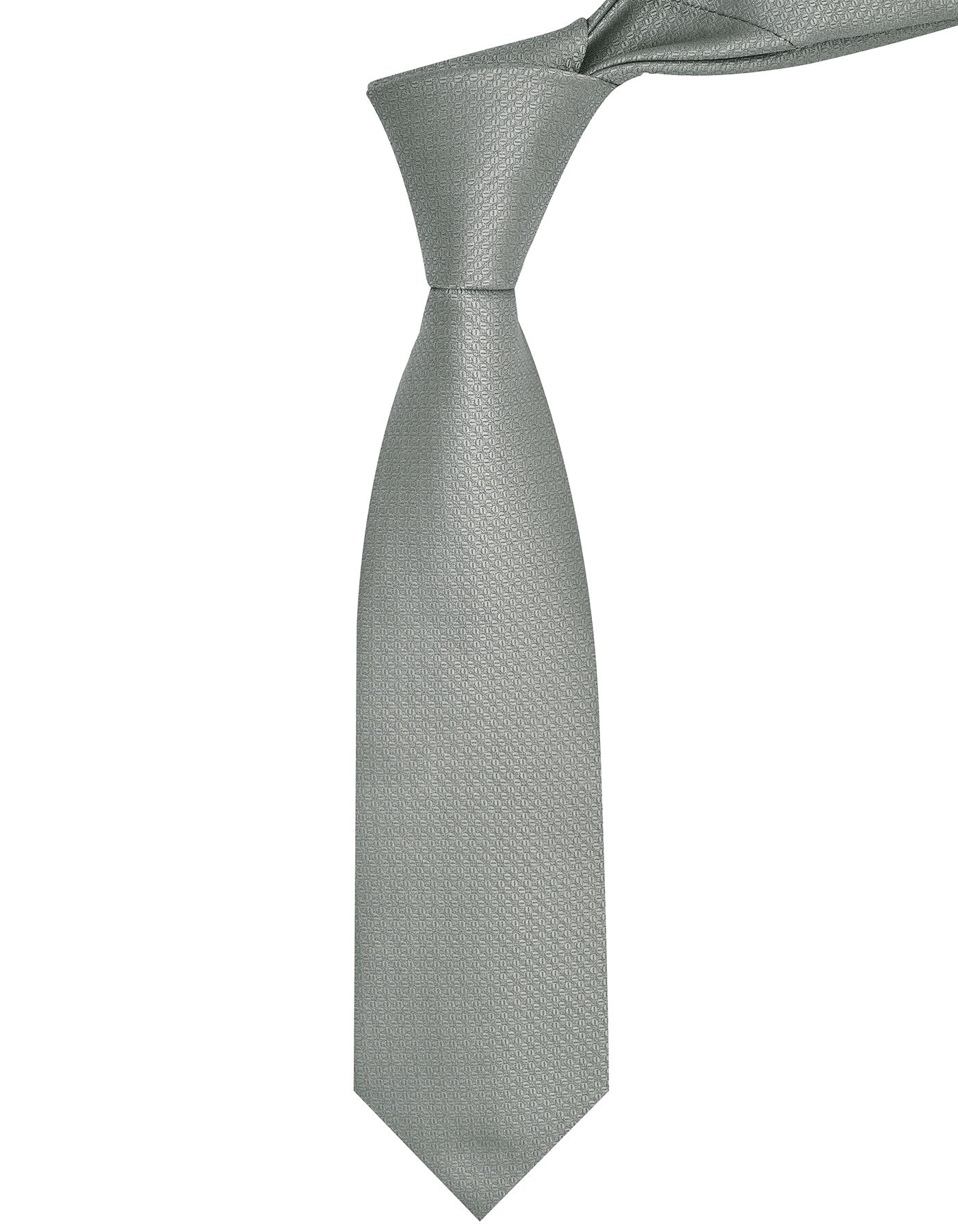 Grey Texture Tie