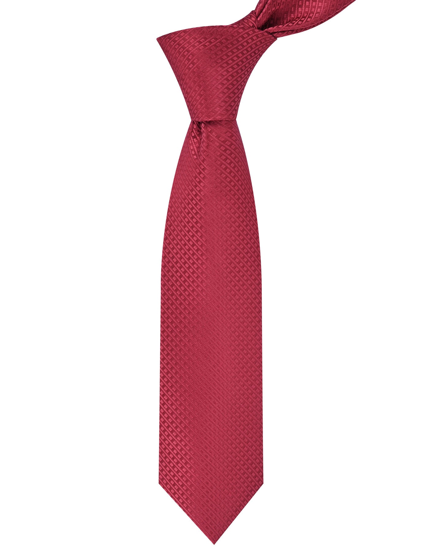 Red Geometric Tie