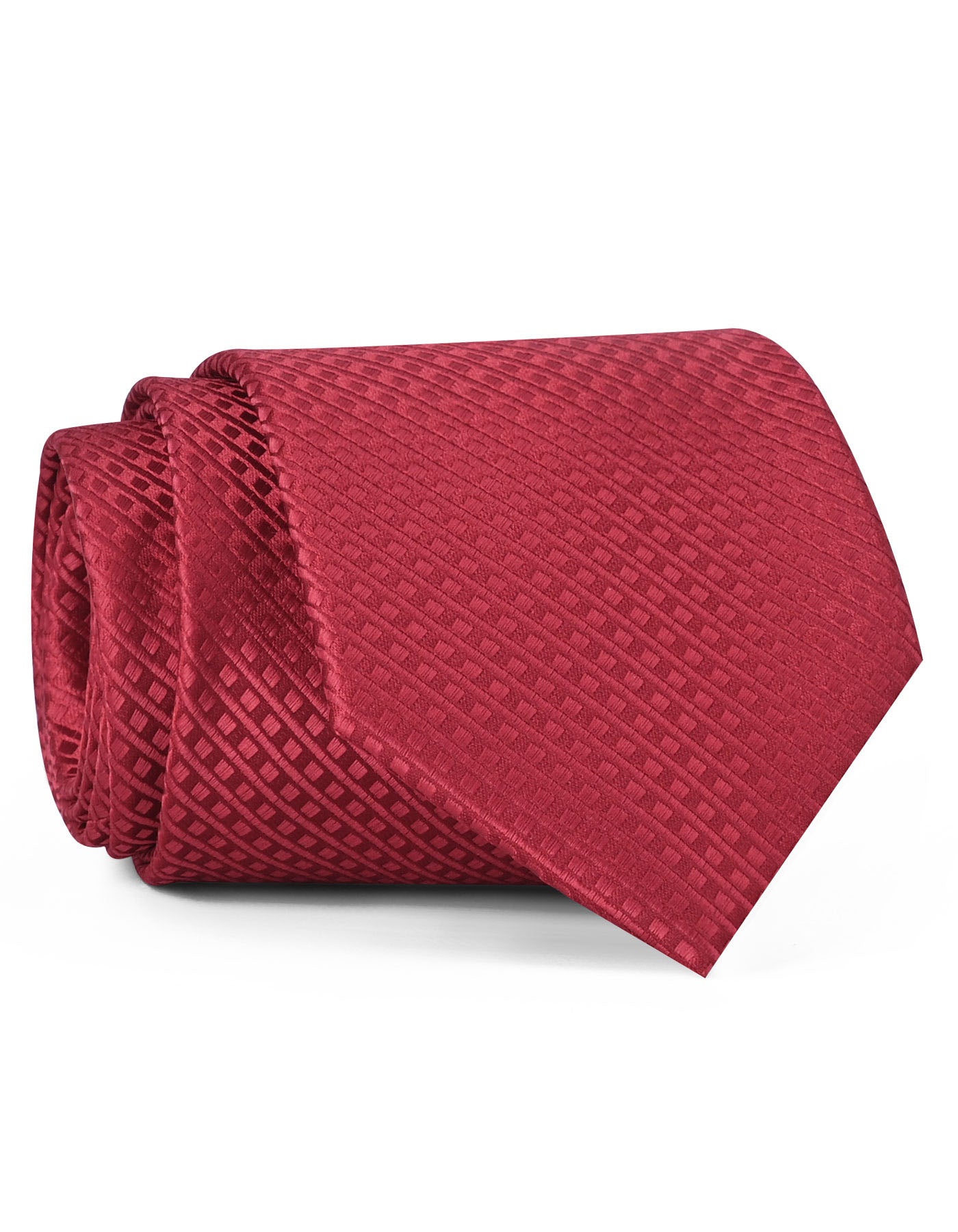 Red Geometric Tie