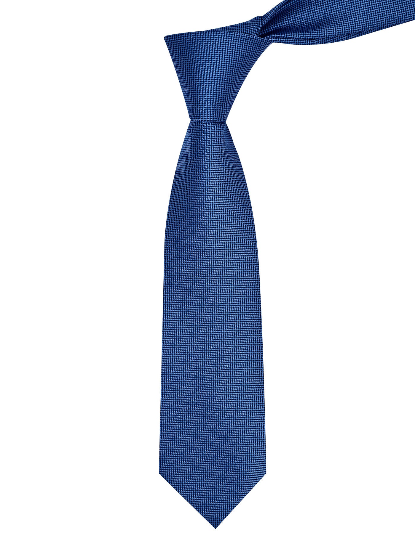Blue Geometric Tie