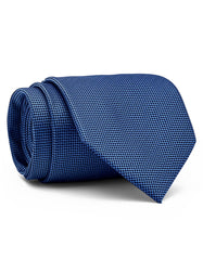 Blue Geometric Tie