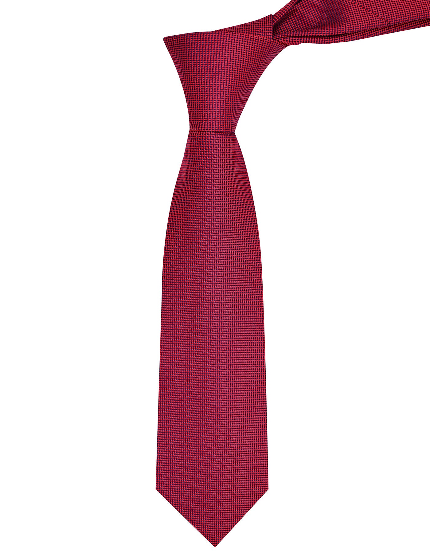 Maroon Geometric Tie