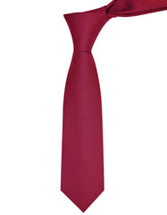 Maroon Geometric Tie