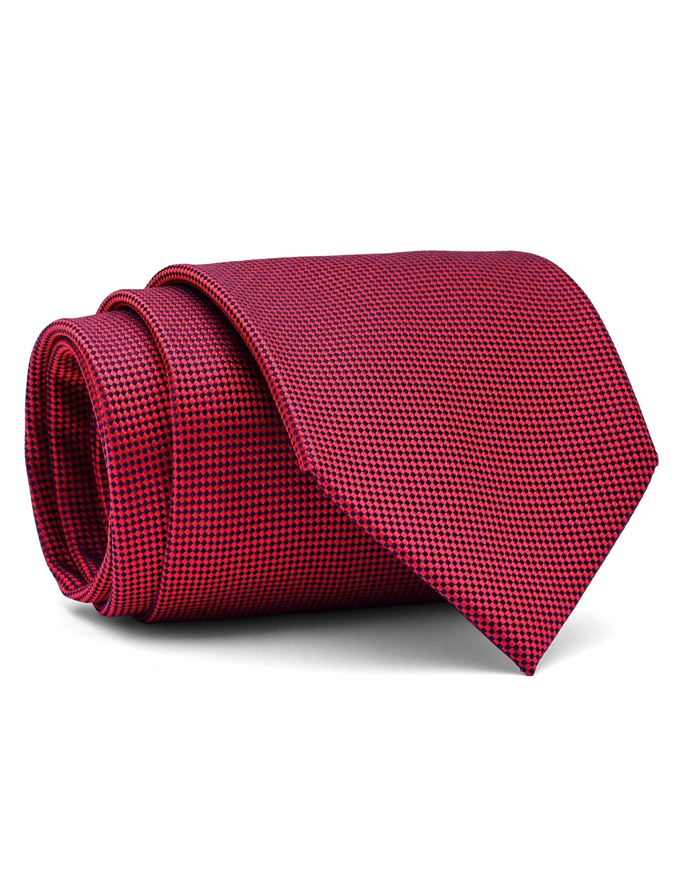 Maroon Geometric Tie