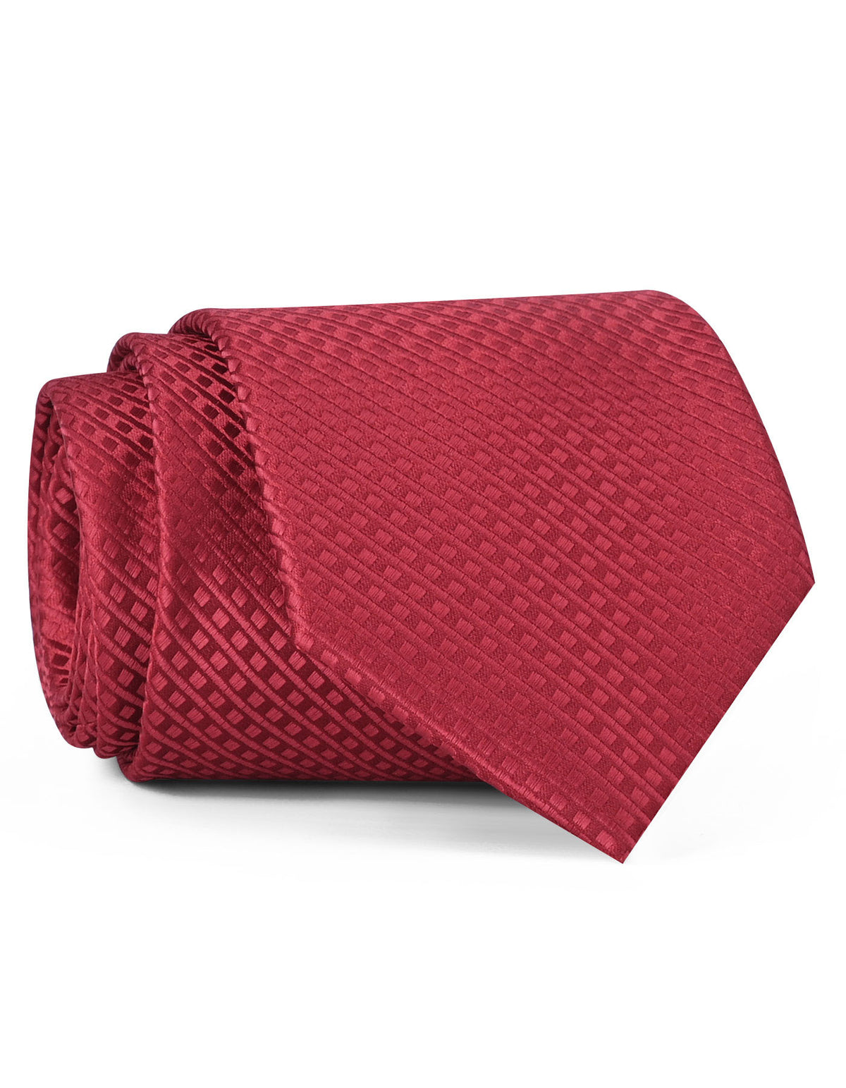 Red Geometric Tie