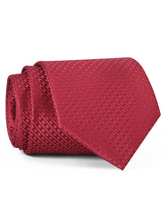 Red Geometric Tie