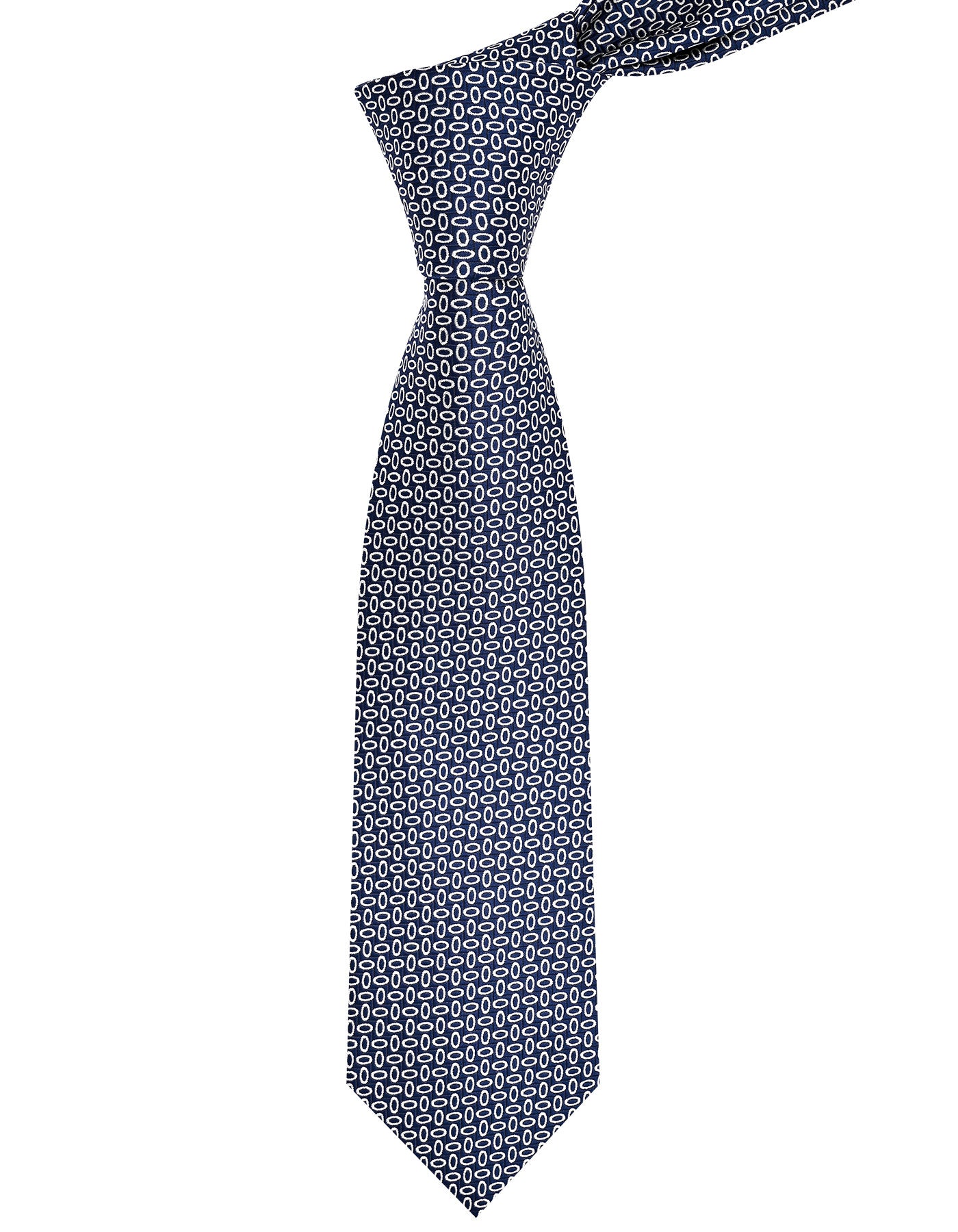 Navy Paisley Tie