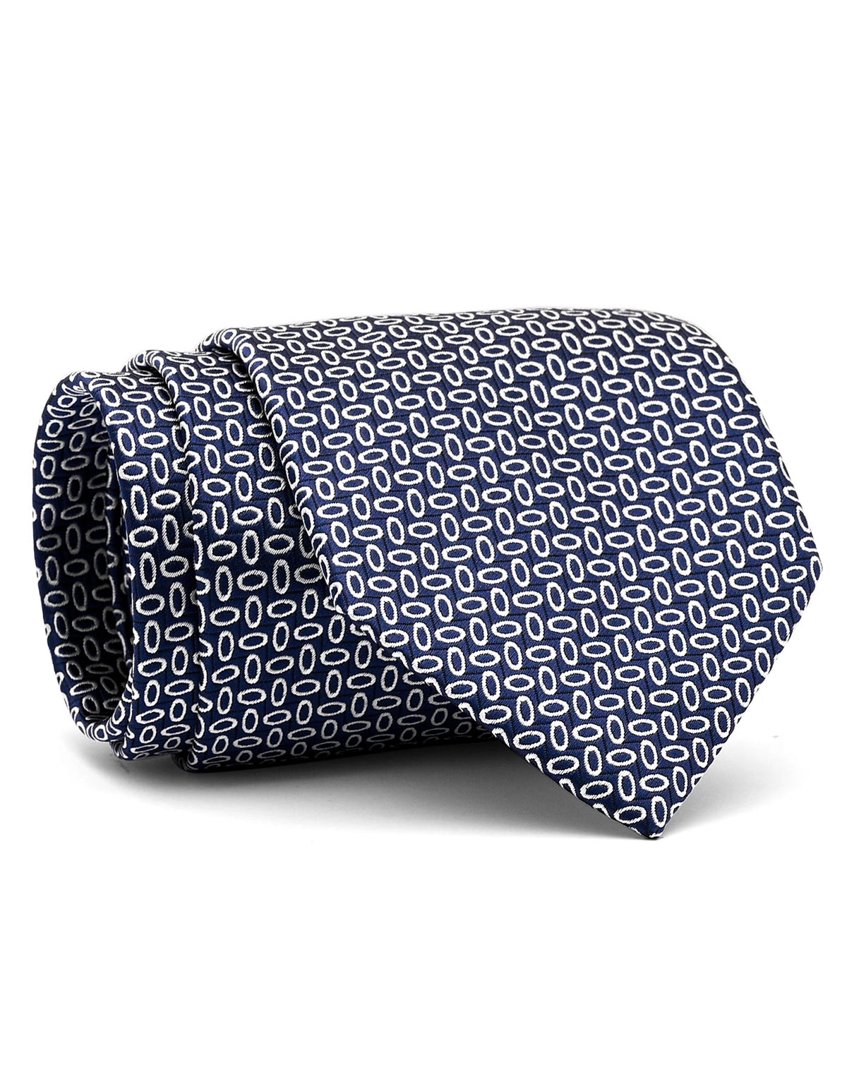 Navy Paisley Tie