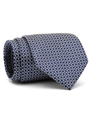 Navy Paisley Tie