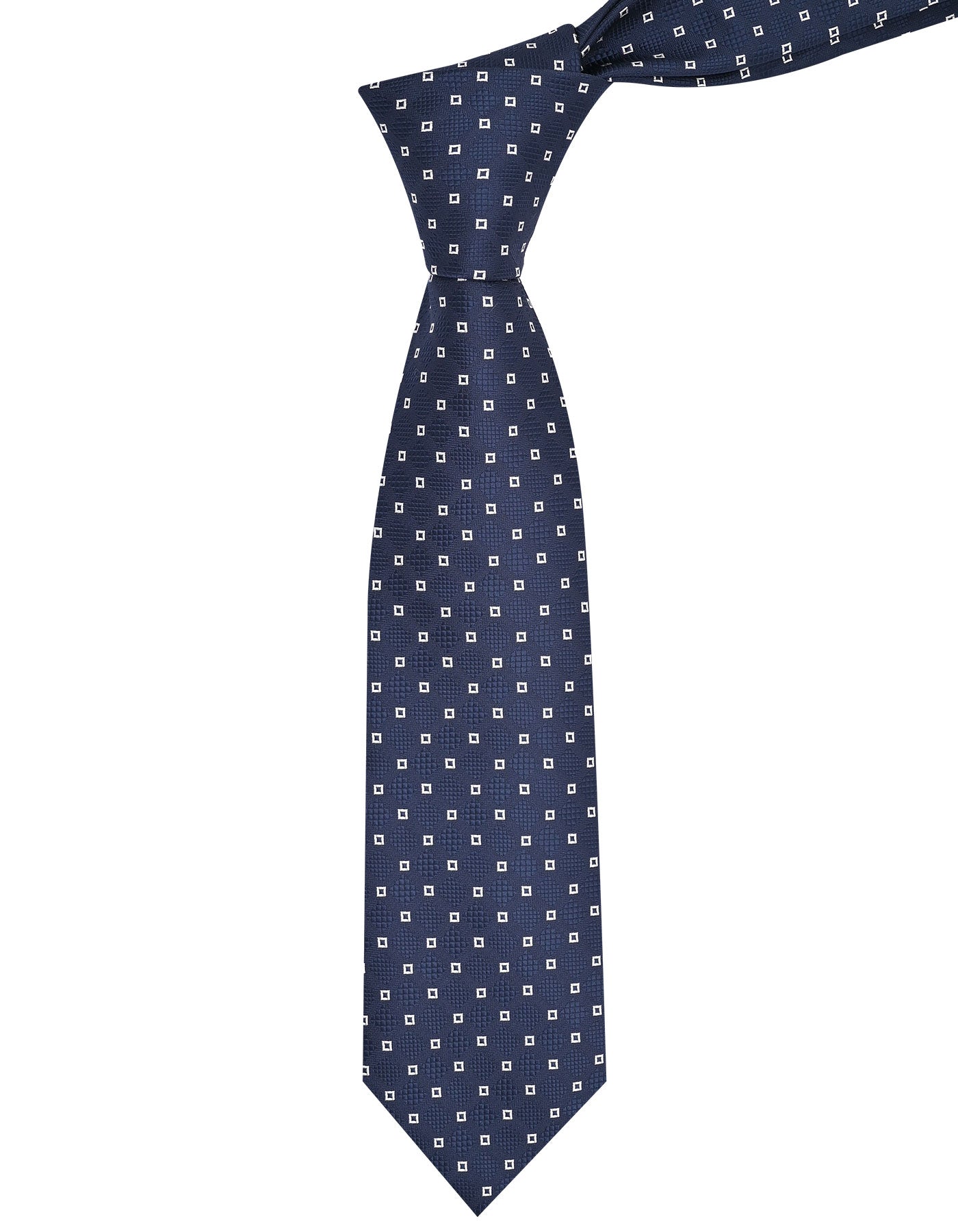 Navy Geometric Tie