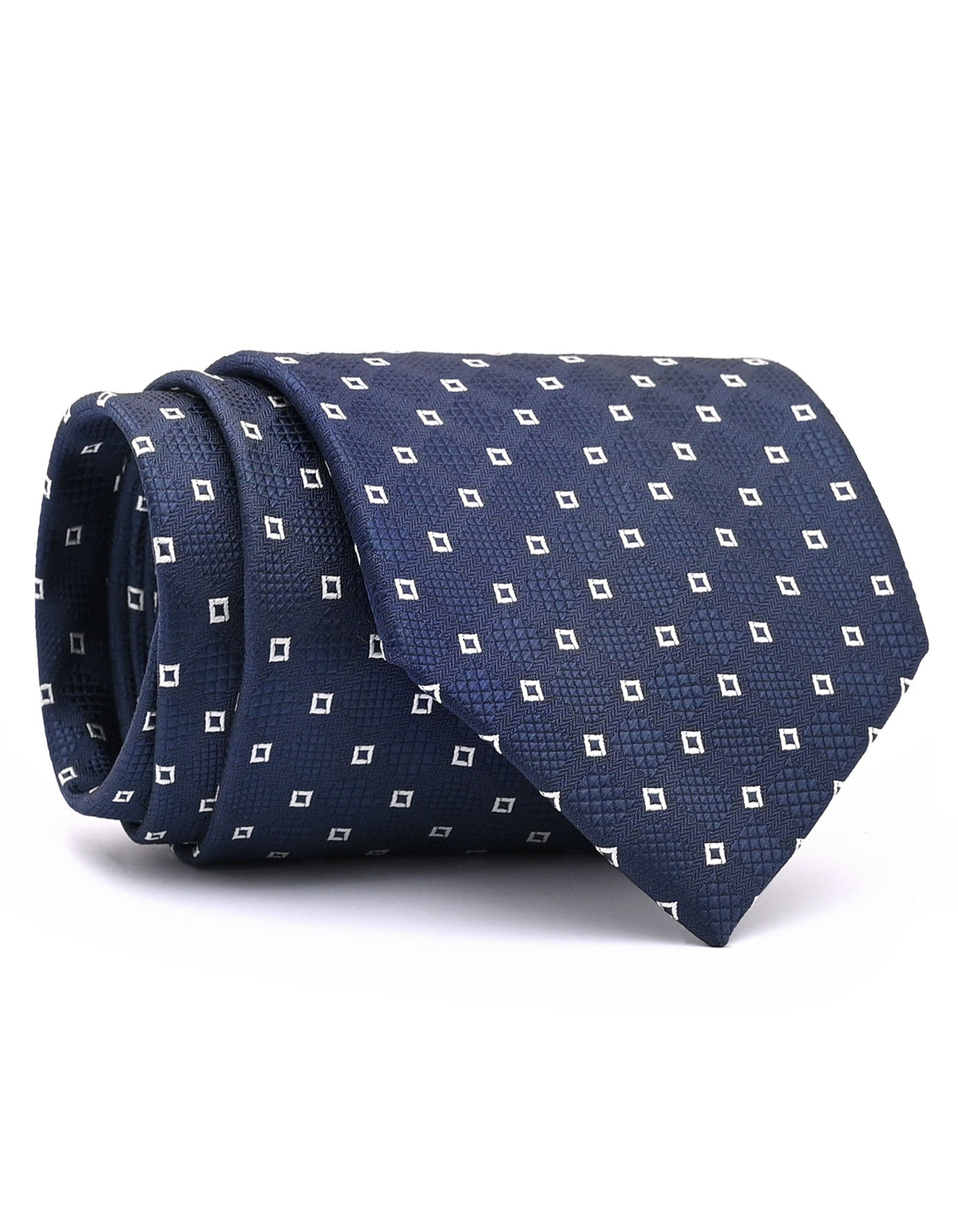 Navy Geometric Tie