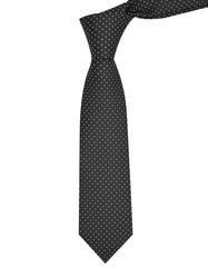 Black Dotted Tie