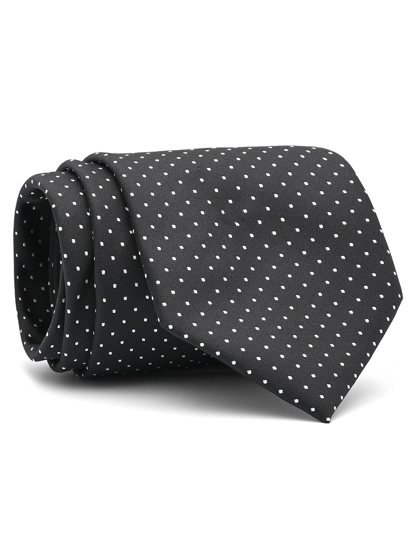 Black Dotted Tie