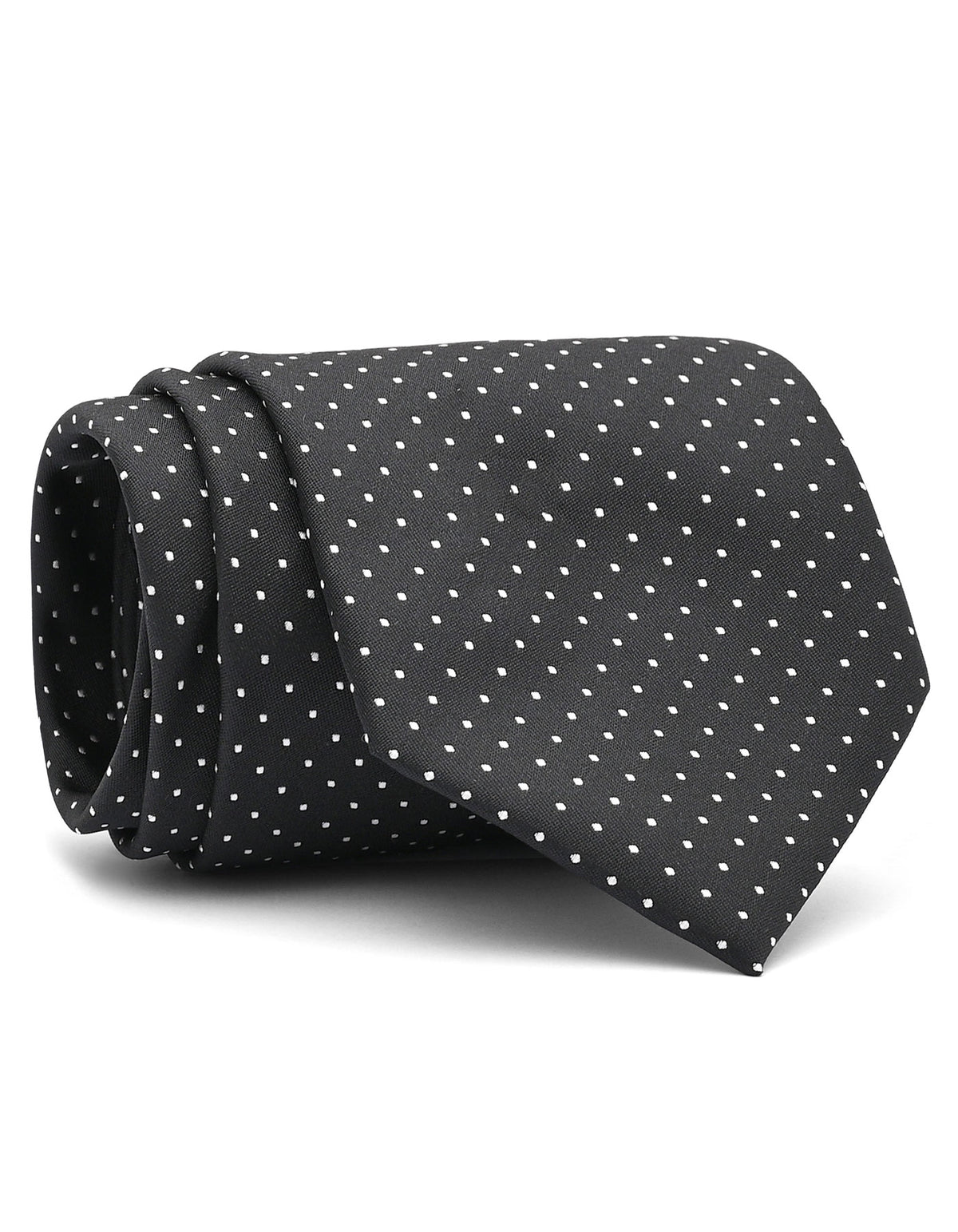 Black Dotted Tie
