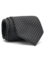 Black Dotted Tie