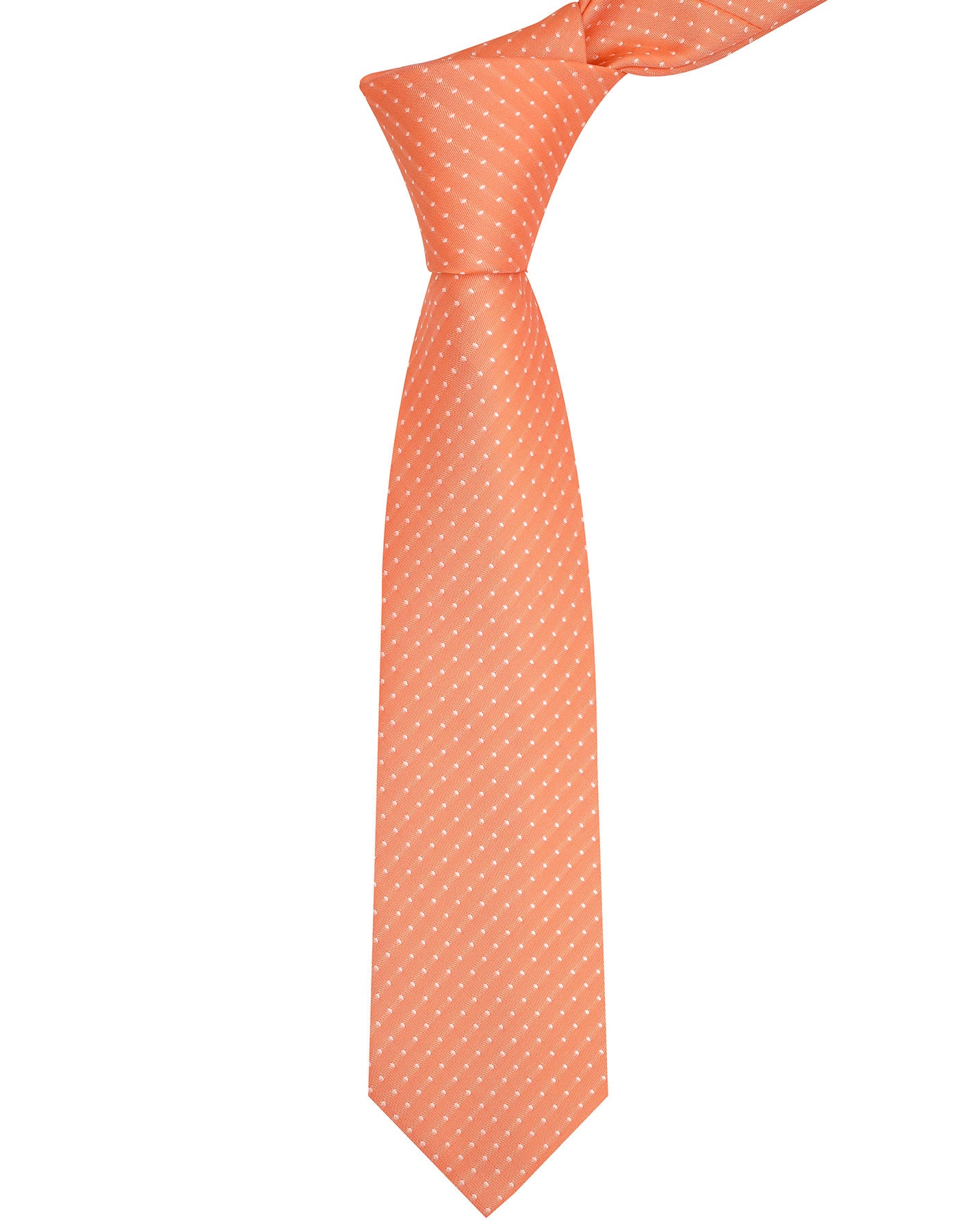 Peach Dotted Tie