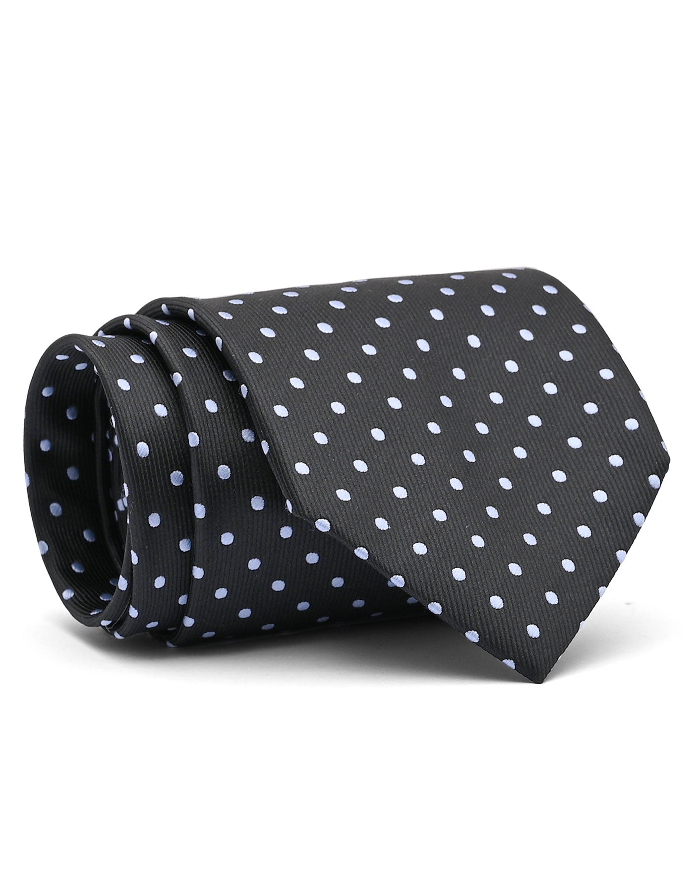 Black Dotted Tie